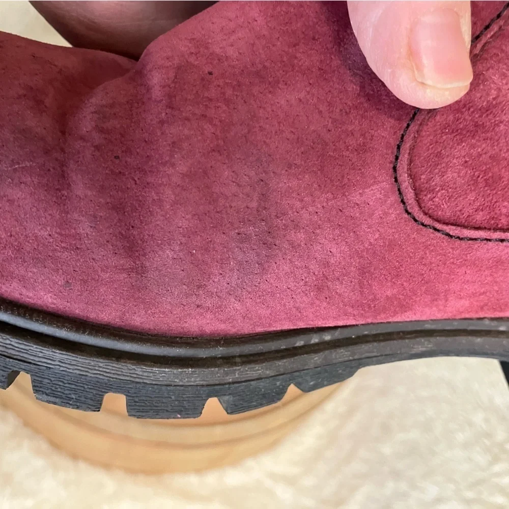 BOC Bolsena Suede Leather Thermal Winter Boots Booties Sz 7